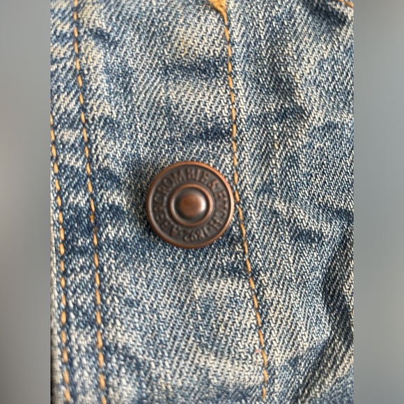 Abercrombie & Fitch Jean Jacket Y2K Super Soft - Picture 4 of 7